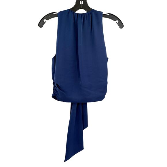 RAMY BROOK Top NEW Size XS Albert Navy Blue Cropped $295 - Picture 3 of 4